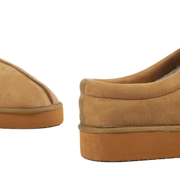 $95 Conzuri Nomad Slipper Shoes Sandals Clog Tan Suede Ugg Tasman 11.5 12 NIB - Picture 4 of 5